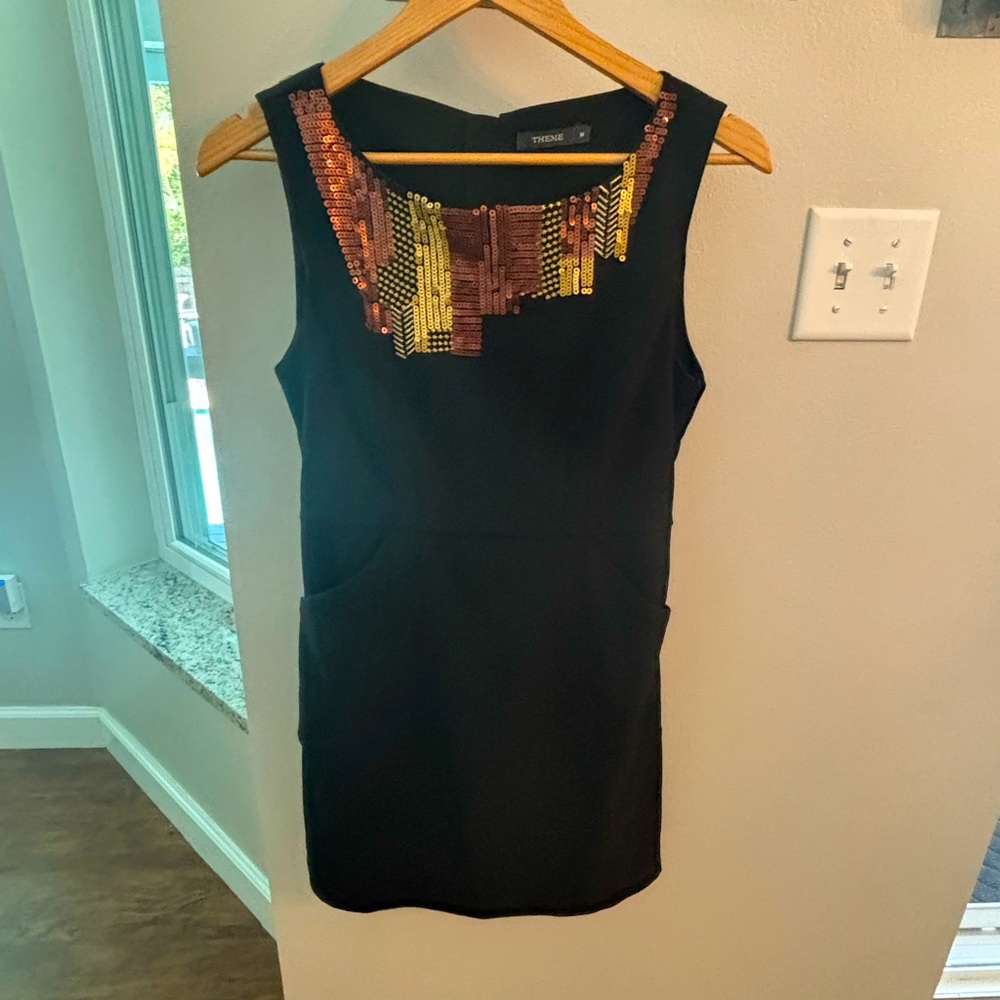 Black ornamental dress
